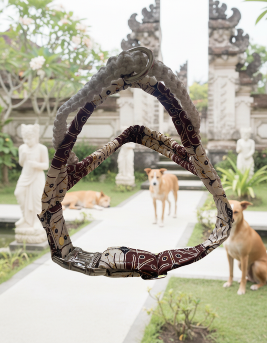 "The Mac". Macrame Harness - Beige