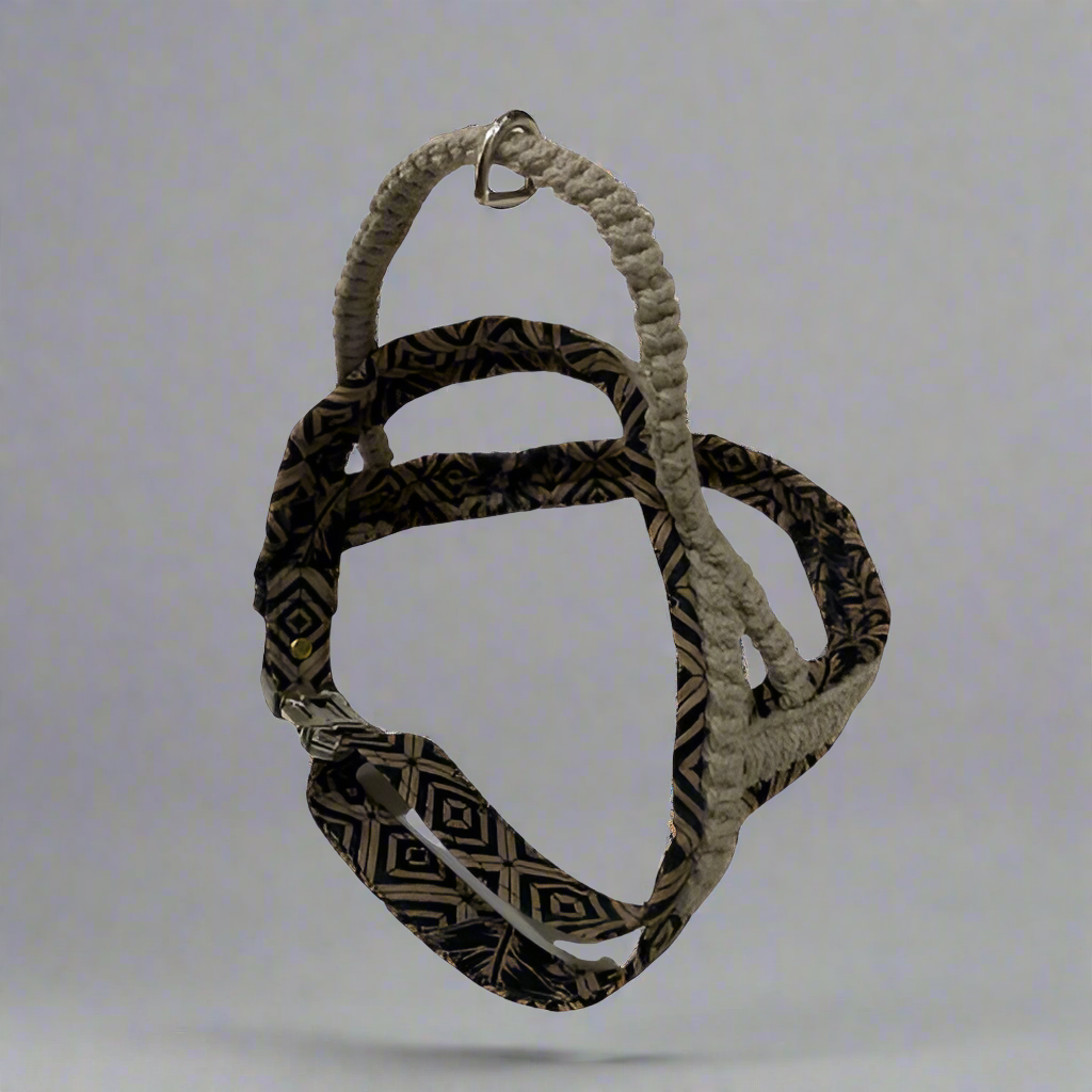 "The Mac". Macrame Harness - Walnut