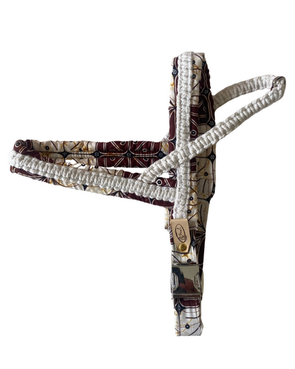 "The Mac". Macrame Harness - Beige